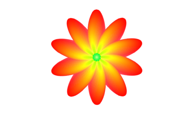 プログラミングで花を描く