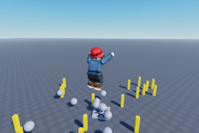 キャラクターが高くジャンプする!