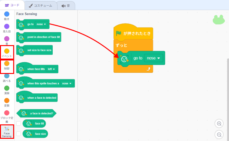 あたまをじぶんにあわせてうごかす