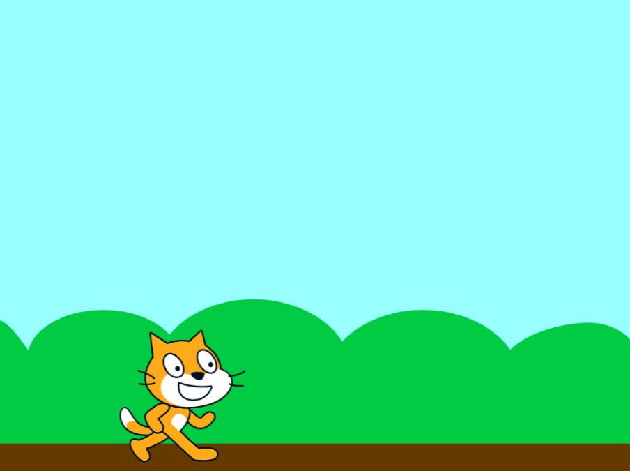 歩いてるように見せる