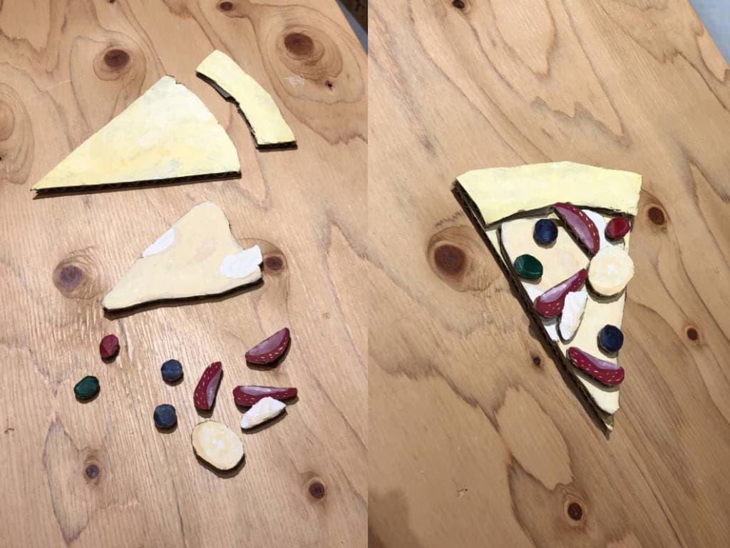 設計の参考:デザートピザ